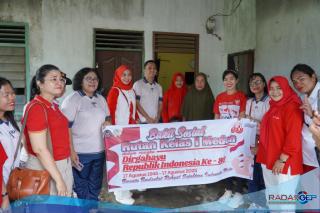 Semangat Kemerdekaan, Rutan Kelas I Medan Gelar Jalan Santai Sekaligus Pemberian Bansos